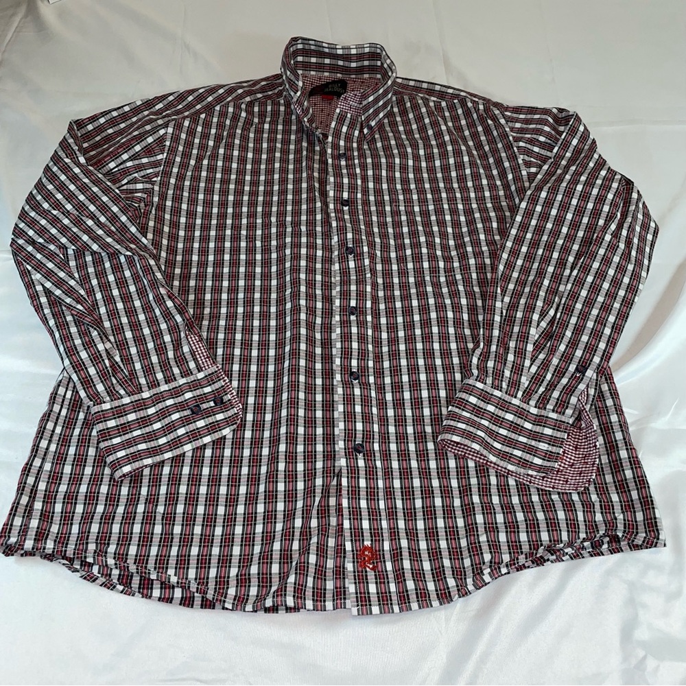 Billy Jealousy Red and Black Plaid Men's‎ Shirt